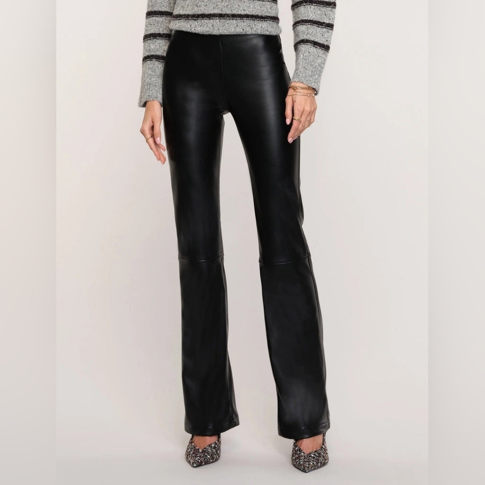NWT Heartloom Black Faux Leather Pants